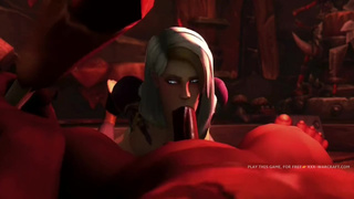 Jaina Proudmoore From World Of Warcraft Recieves Fuck, 2