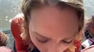 Public Outdoor OnlyFans NSFW Mom Mia Malkova Face Fuck Deepthroat Cock Worship Cock Milking Blowjob Blonde Balls Sucking Ball Worship 60fps GIF