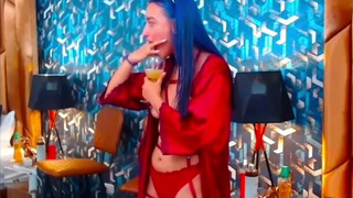 Latina Gag Reflex Cam GIF