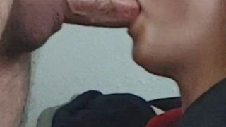 Gagging Facial Face Fuck Cum Cock Worship GIF