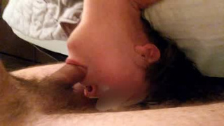 Gagged Face Fuck Blowjob GIF