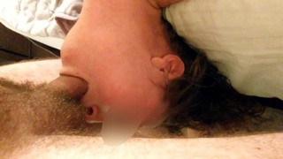 Gagged Face Fuck Blowjob GIF