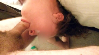 Gagged Face Fuck Blowjob GIF