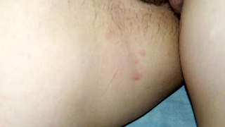 Мясистая киска с щетиной