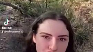 TikTok NSFW Deepthroat Blowjob Big Tits GIF