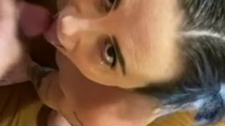 Pregnant Gagging Gag Reflex Cock Worship Breeding Blowjob GIF