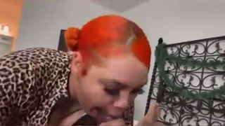 Sloppy Latina Deepthroat GIF