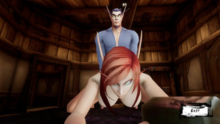 (whorecraft) Хвосты Азерота - радостное воссоединение, все сцены секса, часть 2