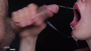 Wet Sloppy Orgasm Handjob Glasses Deepthroat Cumshot Cum In Mouth Cum Blowjob GIF