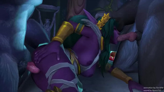 Анимация Warcraft Tyrande [3 минуты]