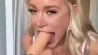 Dildo Deepthroat Blowjob GIF