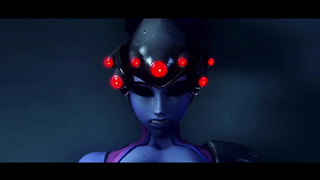 Tracer согласилась попробовать на вкус член Widowmaker из игры ОверВотч