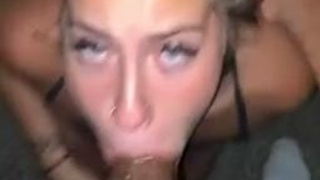 Eye Contact Deepthroat BBC GIF