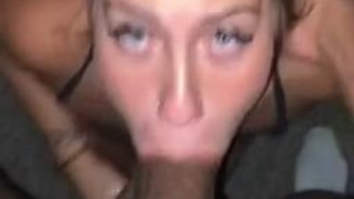 Eye Contact Deepthroat BBC GIF