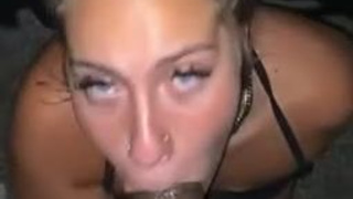 Eye Contact Deepthroat BBC GIF